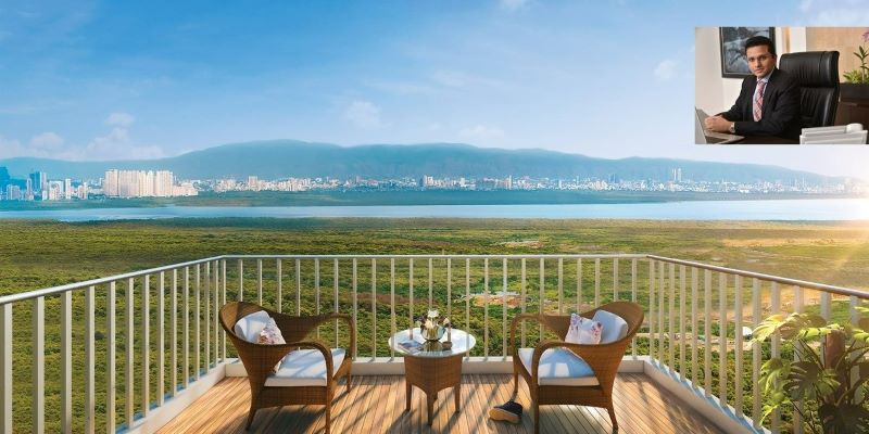 One BHK with private deck from Runwal 